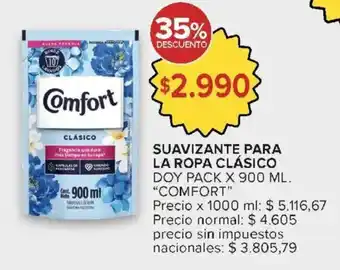 Carrefour Market Comfort suavizante para la ropa clásico oferta