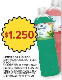 Carrefour Market Carrefour essential limpiador líquido oferta