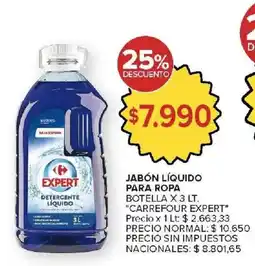 Carrefour Market Carrefour expert jabón líquido para ropa oferta