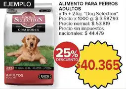 Carrefour Dog selection alimentos para perros adultos oferta