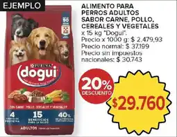 Carrefour Dogui alimento para perros adultos oferta