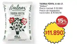Carrefour Bulnez tierra fertil oferta