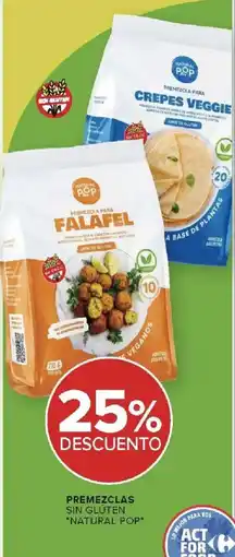 Carrefour Market Natural pop premezclas oferta