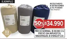 Carrefour Tex home acolchado 4 estaciones oferta