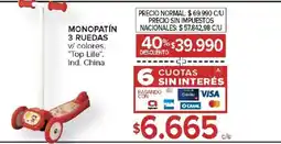 Carrefour Top Life monopatín 3 ruedas oferta