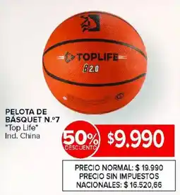 Carrefour Top Life pelota de básquet n.º 7 oferta