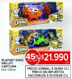 Carrefour Dino valley playset oferta