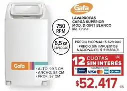 Carrefour Gafa lavarropas carga superior oferta
