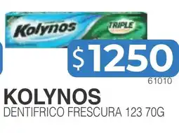 Masivos Kolynos dentifrico frescura 123 oferta