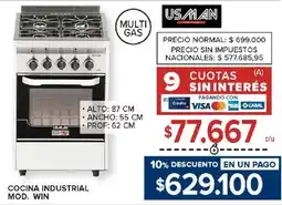 Carrefour Usman cocina industrial mod. win oferta