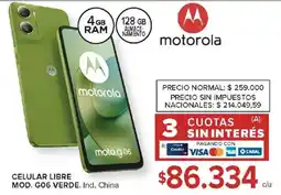 Carrefour motorola moto g06 oferta