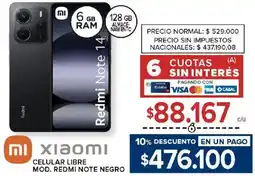 Carrefour Xiaomi redmi note 14 oferta