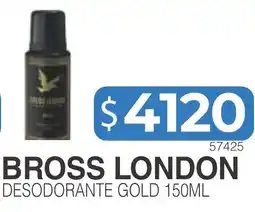 Masivos Bross london desodorante gold oferta
