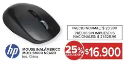 Carrefour Hp mouse inalámbrico mod. s1000 negro oferta