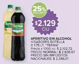 Carrefour Terma aperitivo sin alcohol oferta