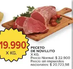 Carrefour Peceto de novillito oferta