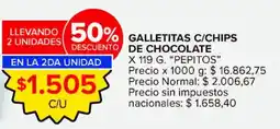 Carrefour Pepitos galletitas c/chips de chocolate oferta