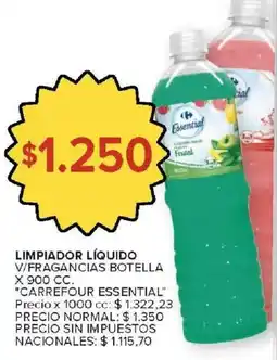 Carrefour Carrefour essential limpiador líquido oferta