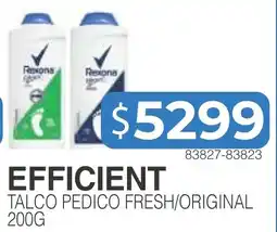 Masivos Efficient talco pedico fresh/original oferta