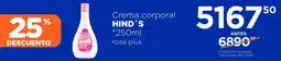 Supermercados Monarca Hind's crema corporal oferta