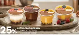 Coto Coto en flan/budín de pan oferta