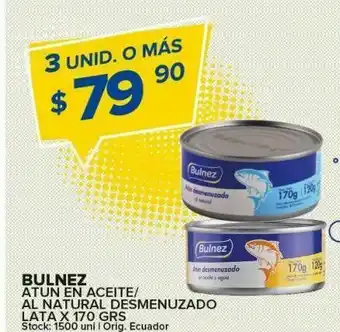 Carrefour Atún en aceite / natural desmenuzado 170g bulnez oferta