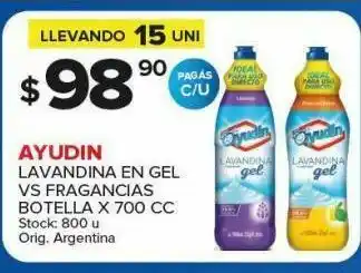 Carrefour Lavandina en gel ayudin 700cc oferta