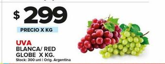 Carrefour Uva blanca/red globe x kg oferta