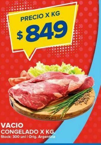 Carrefour Vacio congelado x kg oferta