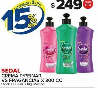 Carrefour Crema de peinar sedal 300cc oferta