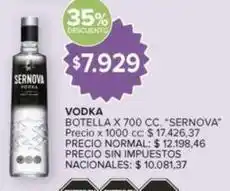 Carrefour Market Sernova - vodka botella oferta