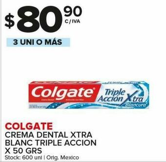 Carrefour Crema dental colgate oferta