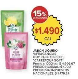 Carrefour Market Mora - jabón líquido oferta