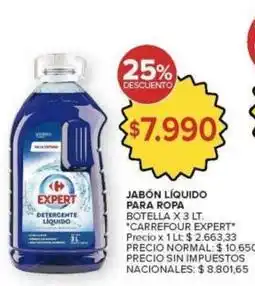 Carrefour Market Carrefour - jabón líquido para ropa oferta