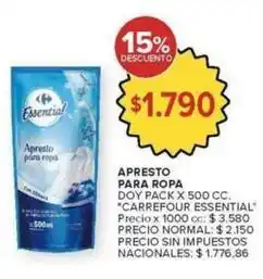 Carrefour Market Carrefour - apresto para ropa oferta