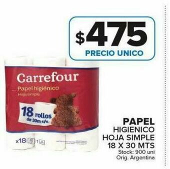 Carrefour Papel higiénico carrefour oferta