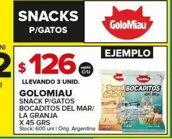 Carrefour Snacks para gatos golomiau oferta