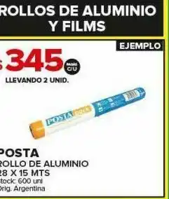 Carrefour Papel de aluminio posta oferta