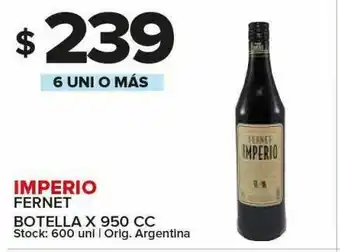 Carrefour Imperio fernet 950cc oferta