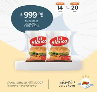 El Milagro Mayorista La blanca medallones oferta