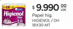 El Milagro Mayorista Higienol papel hig. oferta