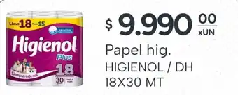 El Milagro Mayorista Higienol papel hig. oferta