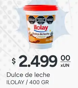 El Milagro Mayorista Ilolay dulce de leche clásico oferta