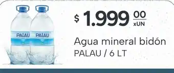 El Milagro Mayorista Palau agua mineral bidón oferta