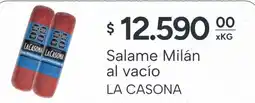 El Milagro Mayorista La casona salame milán al vacío oferta