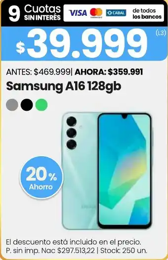 Samsung A16 128gb