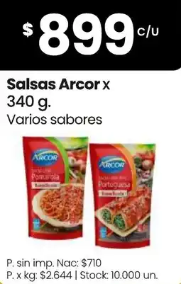Changomas Arcor salsas oferta