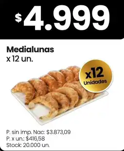 Changomas Medialunas oferta