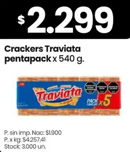Changomas Traviata crackers oferta