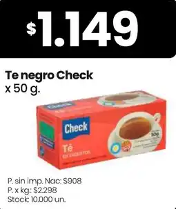Changomas Check te negro oferta